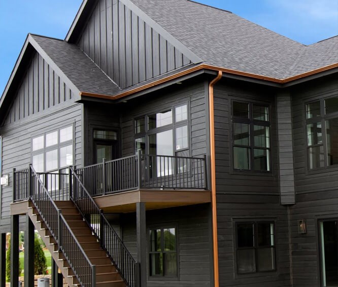 North Carolina home with composite siding