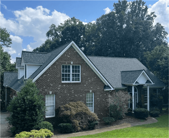 exterior of a residential home