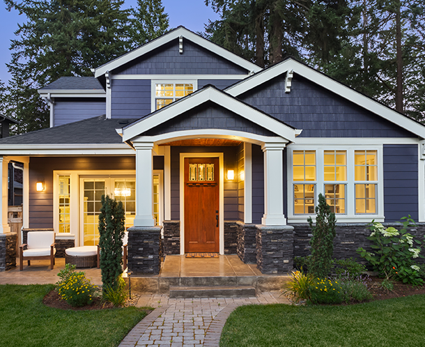 home worked on by our roofing experts