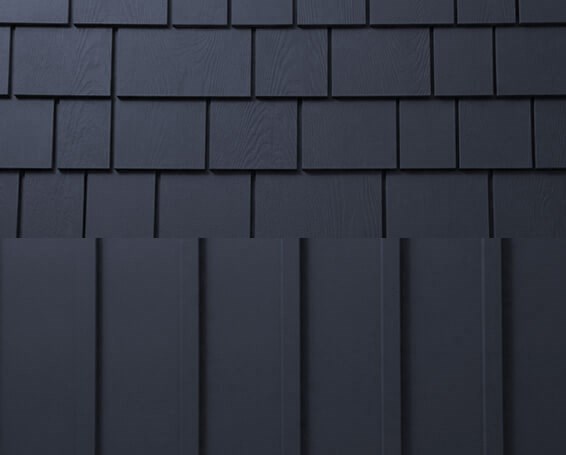 Mixed-Profile composite siding