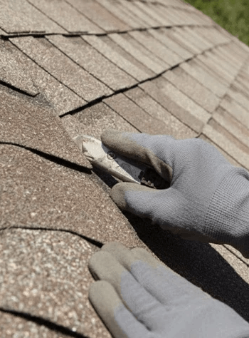 certified fortified roofing contractor working on a roof