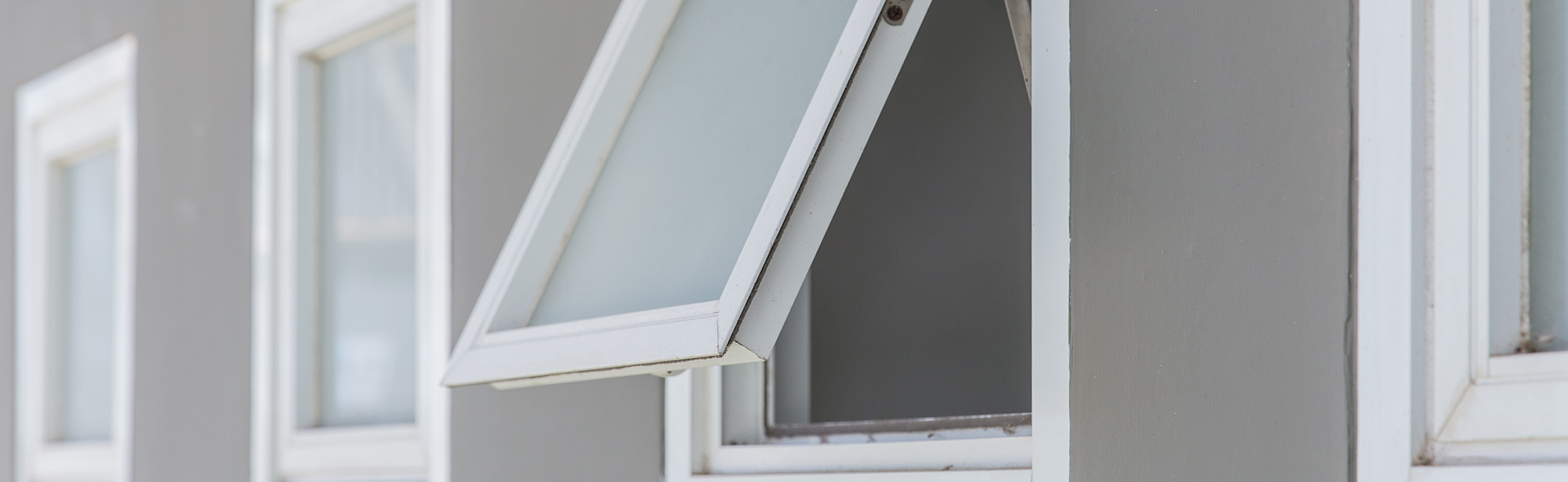 Awning window on a home in North Carolina