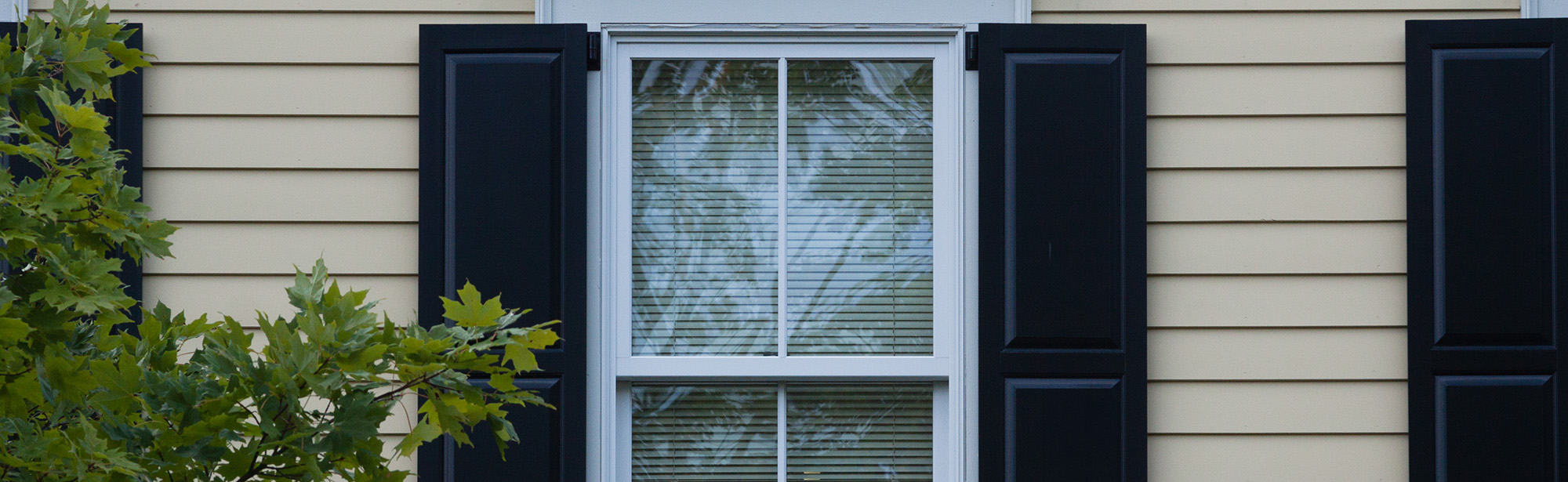 Double Hung window on a home in North Carolina