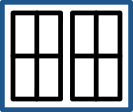 window quantity icon