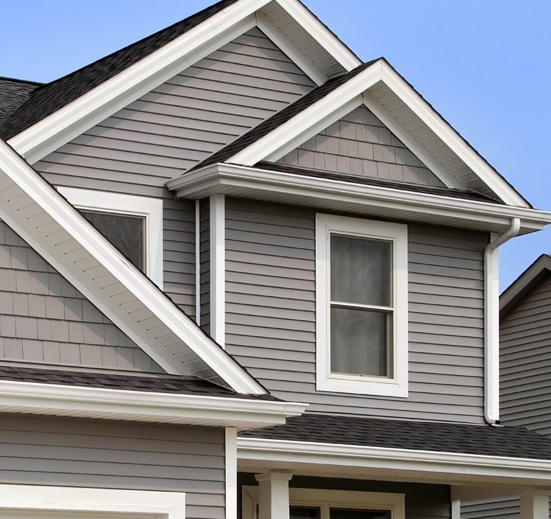 Home with Vinyl siding from our professional siding contractors