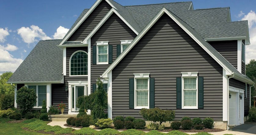 Siding on a home in North Carolina