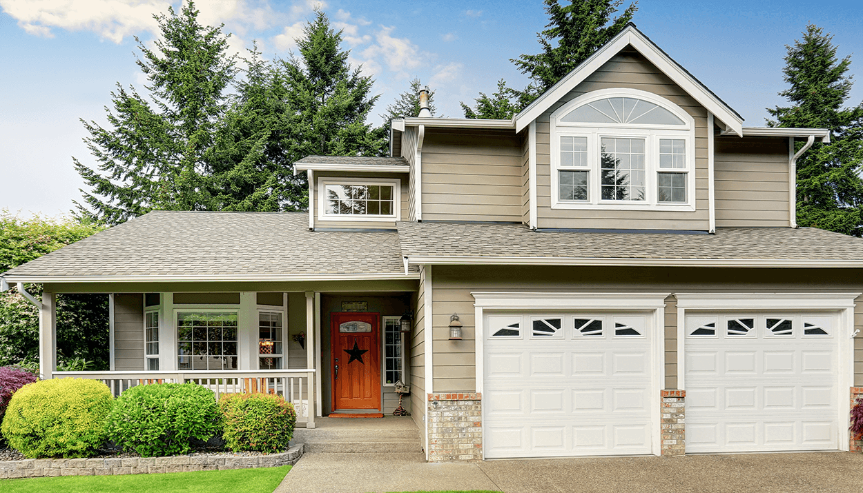 home shown in a residential neighborhood in Raleigh