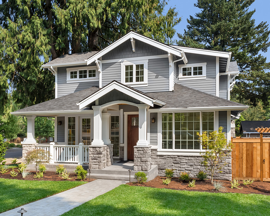 Virginia home shown from a street view