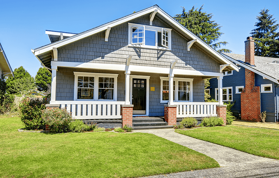Roof inspection services on a home in Virginia