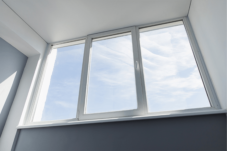 window shown on the interior of a home