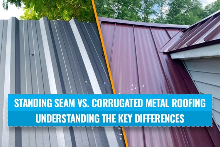 Standing Seam vs. Corrugated Metal Roof – Understanding the Key Differences