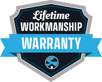 Lifetime Workmanship Warranty badge